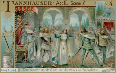 Sangkonkurransen i Wartburg (chromolitho) av European School