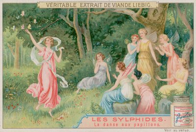 Sylfene danser med sommerfugler av European School