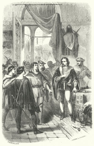Folket i Gent ber Philip van Artevelde om å lede deres opprør mot Ludvig II, grev av Flandern av European School