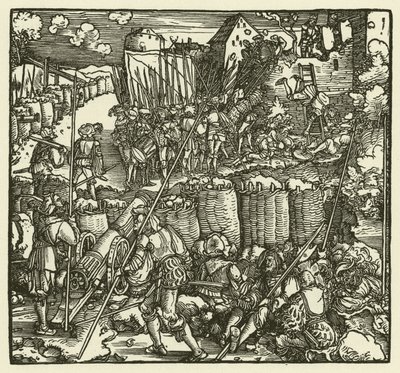 Stormingen av et slott, 1532 av European School