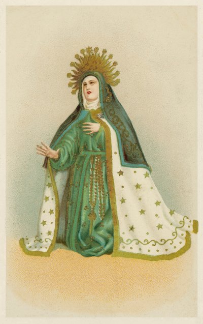 Jomfru Maria (kromolitho) av European School