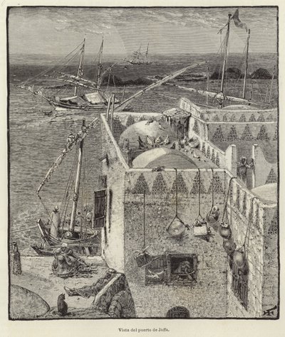 Utsikt over Jaffa havn av European School