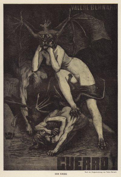 Krig (litho) av European School