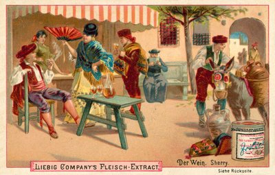 Vin: Sherry (chromolitho) av European School