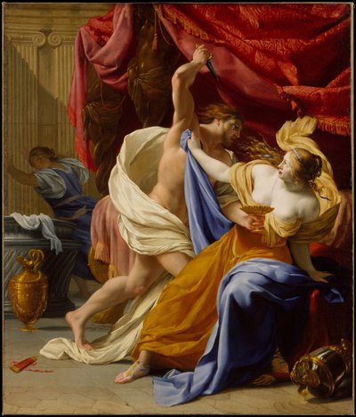 The Rape of Tamar, ca. 1640 (olje på lerret) av Eustache Le Sueur