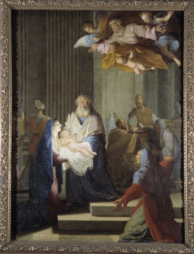 Presentasjonen ved tempelet av Eustache Le Sueur