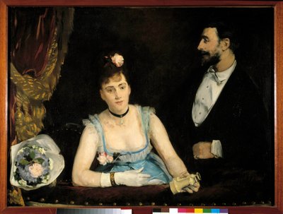 En italiensk loge. Maleri av Eva Gonzales (1849 - 1883) av Eva Gonzalès