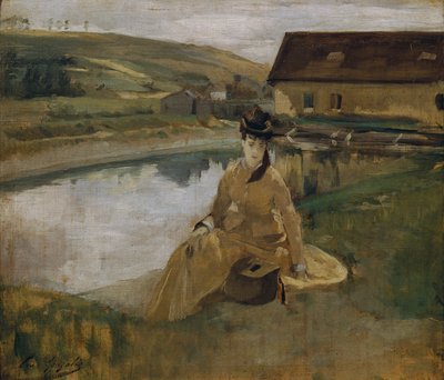 Ved vannet av Eva Gonzalès