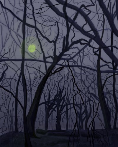 Trær (digital kunst) av Evan Sklar