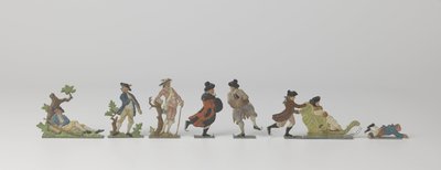 Tinnfigurer laget av Moravian Brothers fra Zeist av Evangelische Broedergemeente