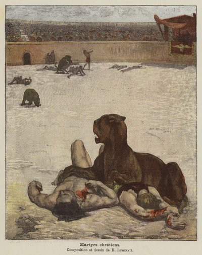 Kristne martyrer av Evariste Vital Luminais