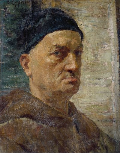 Selvportrett (olje på lerret) av Evaristo Cappelli