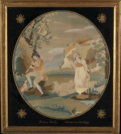 Gjeterinnen i Alpene, ca. 1812. av Evelina Hull