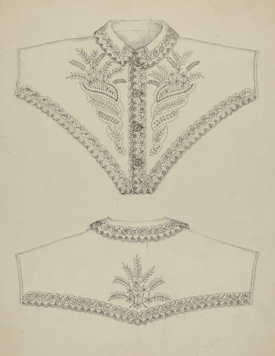 Brodert nattkjole av Evelyn Bailey