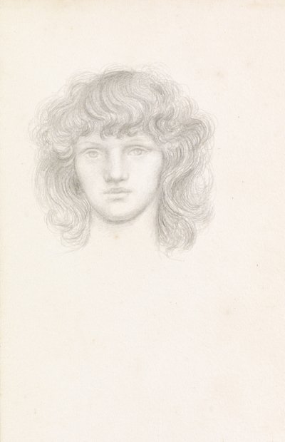 Hodet til en jente av Evelyn De Morgan