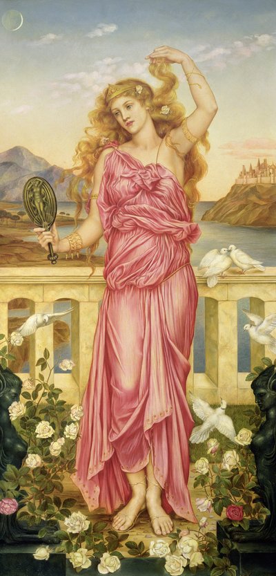 Helen av Troy, 1898 av Evelyn De Morgan