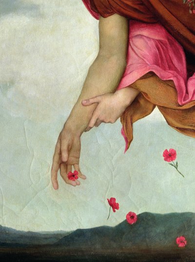 Night and Sleep, 1878 olje på lerret detalj av 27984 av Evelyn De Morgan