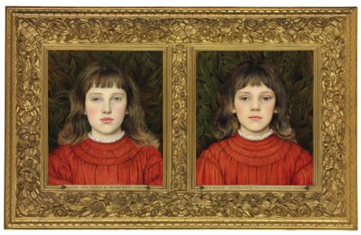 Portretter av Alice Mildred og Winifred Julia Spencer Stanhope, 1884 av Evelyn De Morgan