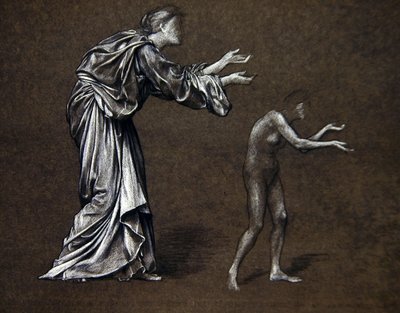 St Christina gir sin fars juveler av Evelyn De Morgan