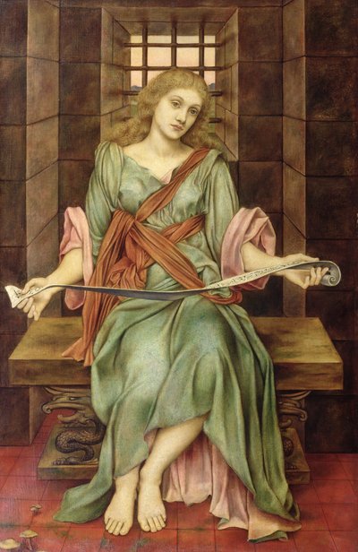 Sjelens fengselshus, 1888 av Evelyn De Morgan