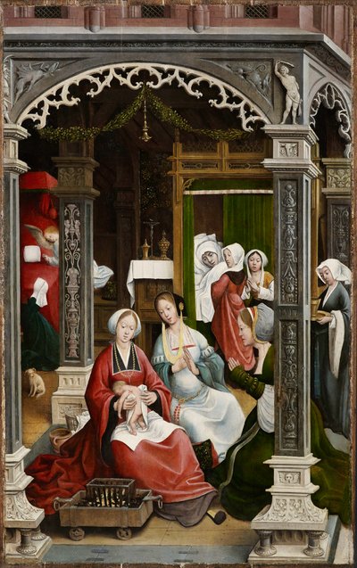 Scene fra Saint Rochs liv, 1517. av Everaert Orley