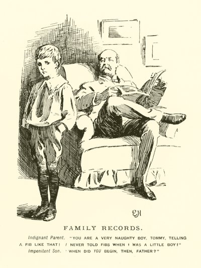 Familieposter (gravering) av Everard Hopkins