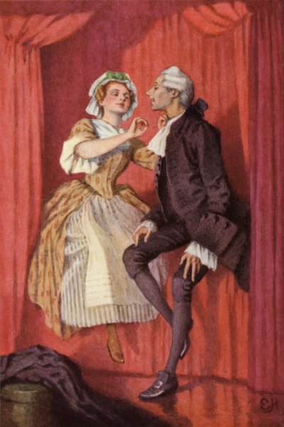 Illustrasjon for A Sentimental Journey av Laurence Sterne av Everard Hopkins