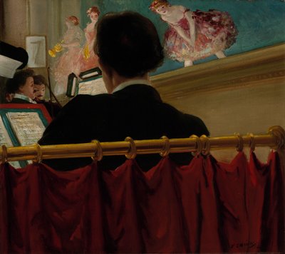 Orkestergraven, gammel proktor av Everett Shinn