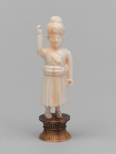 Svart bonde, sjakkbrikke, India, 1820 ca av Evremond de Berard