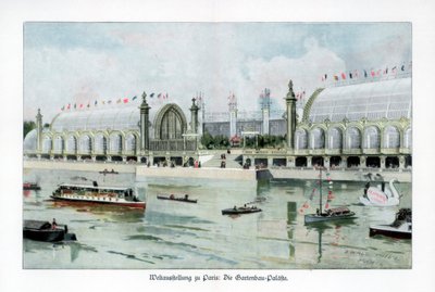 Hagebrukspalasset, Paris verdensutstilling, 1889, 1900. av Ewald Thiel