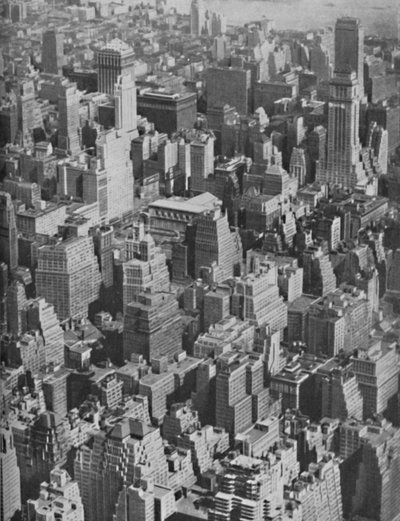 Massed Miracles of American Achievement in Architecture, c1935 av Ewing Galloway