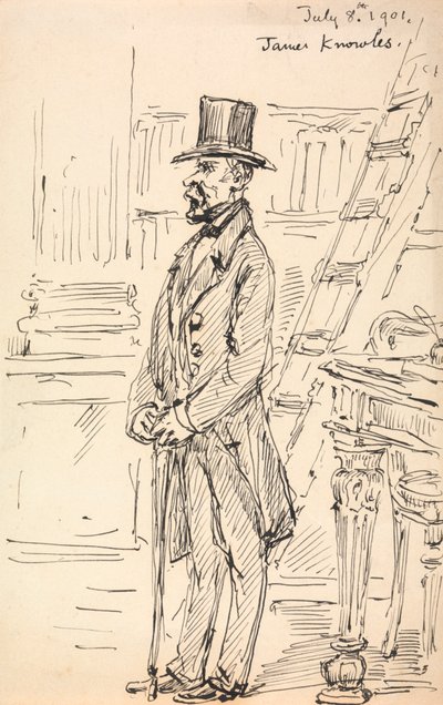 Sir James Thomas Knowles av Eyre Crowe
