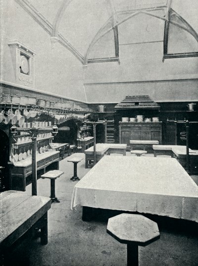 The Royal Kitchen på Windsor Castle, c1899, 1901 av Eyre and Spottiswoode