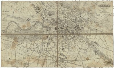 Plan for Berlin av F.H. Morin