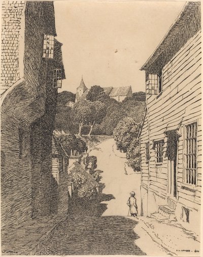 St. Annes kirke fra Southover av F.L. Griggs