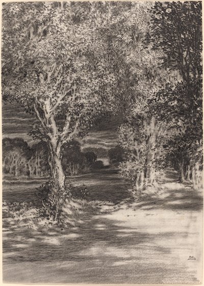 Solnedgang og måneoppgang ved Cilian-Aeron av F.L. Griggs