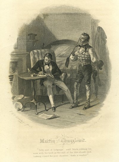 Martin Chuzzlewit: Mark Tapley og Martin Chuzzlewit av F.O.C. and McRae, C. John Darley