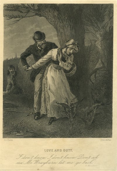 Vår felles venn, kjærlighet og plikt: Eugene Wrayburn og Lizzie Hexam av F.O.C. and McRae, C. John Darley