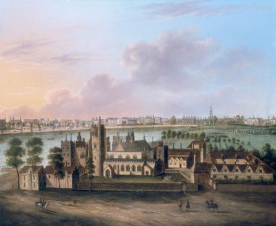 'Lambeth Palace', c1685 av FW Smith