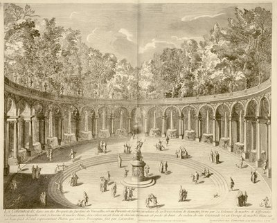 La Colonnade, Versailles, ca. 1715 (gravering) av F. (after) Delamonce