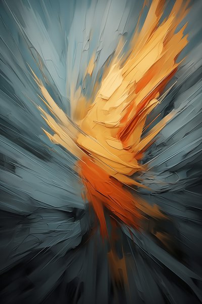 Abstrakt Ultimate Art, veggdekor på soverom og stue, lerretskunstutskrifter av F. Abderrahim