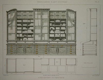 Design for et kontorskriverskap, illustrasjon fra 