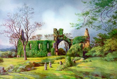Grey Abbey, County Down, Nord-Irland, 1924-1926. av F. C. Varley