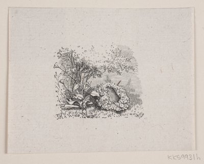 Illustrasjon til "De siste timene", dikt av H. J. Greensteen av F. Hendriksen