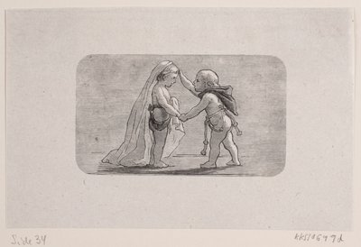 Vignett for "The Inauguration" av F. Hendriksen