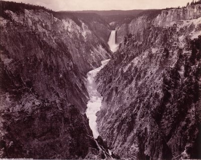 Grand Canyon i Yellowstone og Falls av F. Jay Haynes