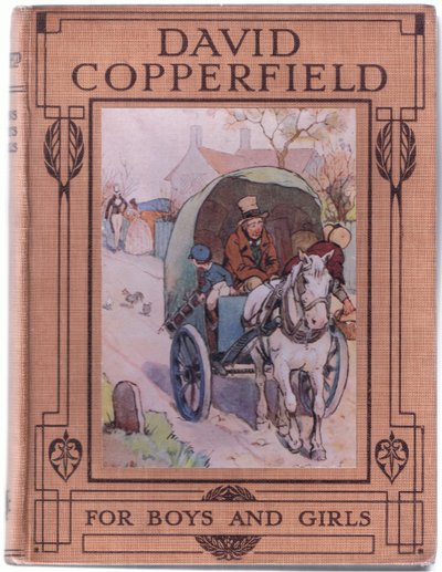 Forsidedesign, illustrasjon fra David Copperfield, 1914 av F. M. B. Blaikie