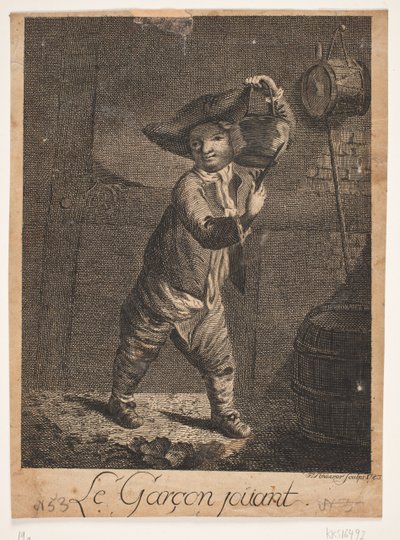 "Gutten som spiller" av F. Schüerer
