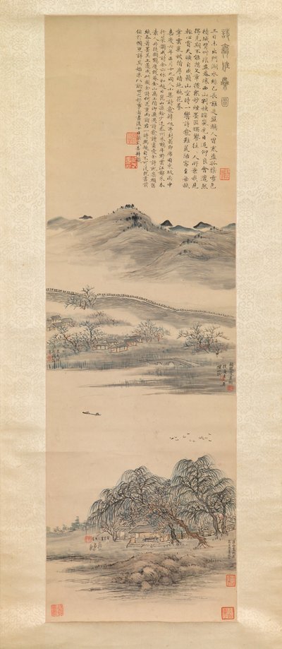 Elegant samling på poesi-nisjen av Fa Shishan et al., Chinese