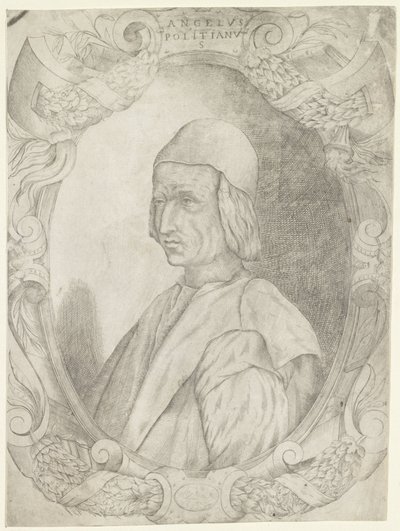 Portrett av Agnolo Poliziano av Fabio Licinio